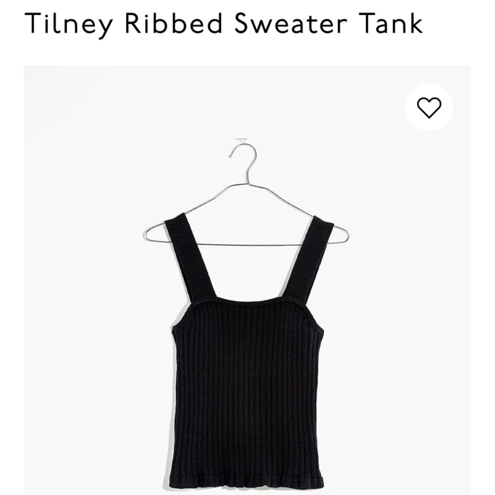 NWOT Madewell Tilney ribbed sweater tank SOLD